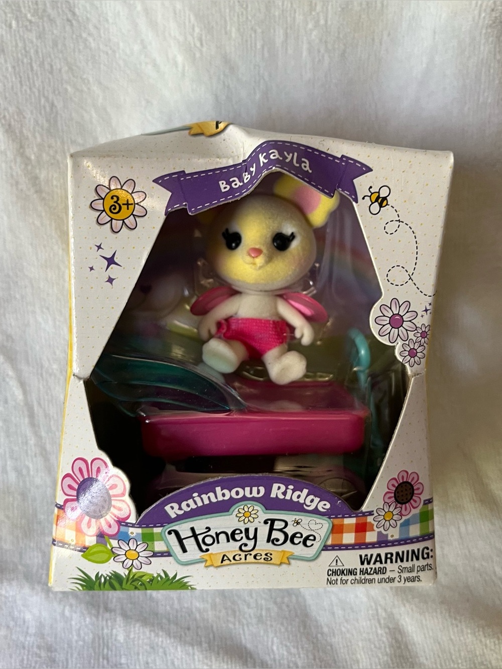 Honey Bee Acres Rainbow Ridge BABY Kayla & Wagon Accessory Mini Set New Doll